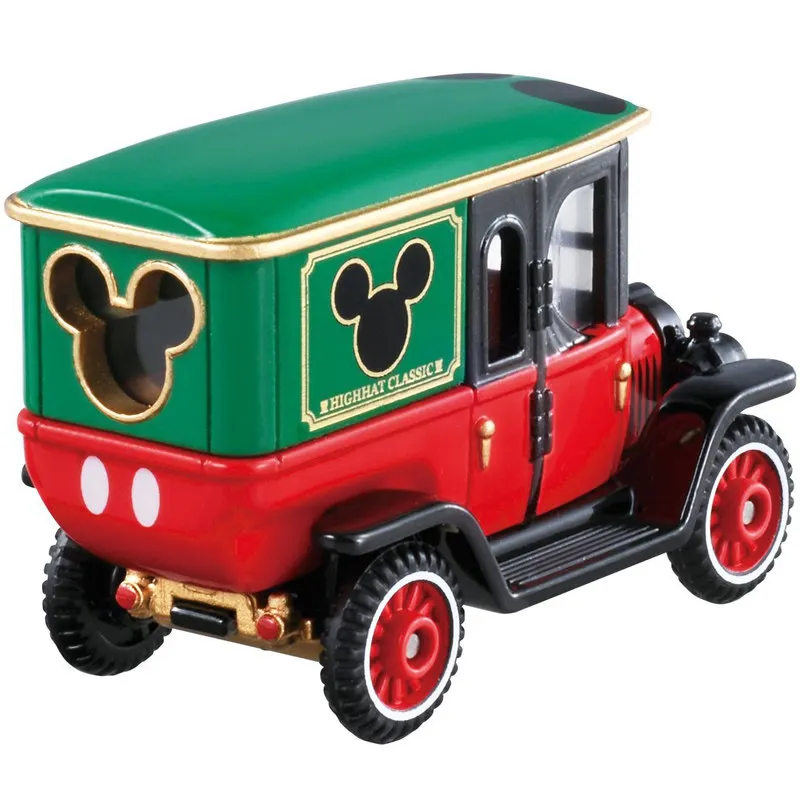 Фото Оригинальная модель TAKARA TOMY Dream Tomica Disney DM-01 Микки Маус High Hat Classic Roadster 1/64, коллекционная модель автомобиля из литого сплава, масштаб 1:64 №3