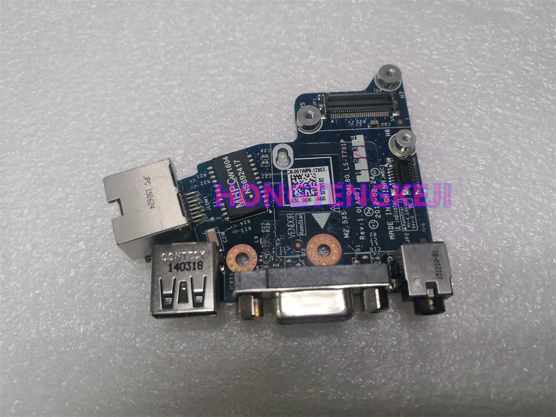 

Оригинальная плата для Dell Latitude E6430 VGA/USB/Ethernet LS-7781P 051WP9 Teset ok