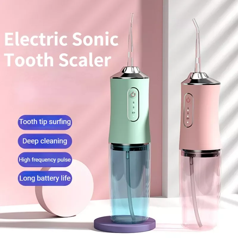 

Electric Tooth Scaler Cleaner Stain Tartar Calculus Remover IPX7 Waterproof Sonic Whitening Dental Tool Kit Oral Care Scaler