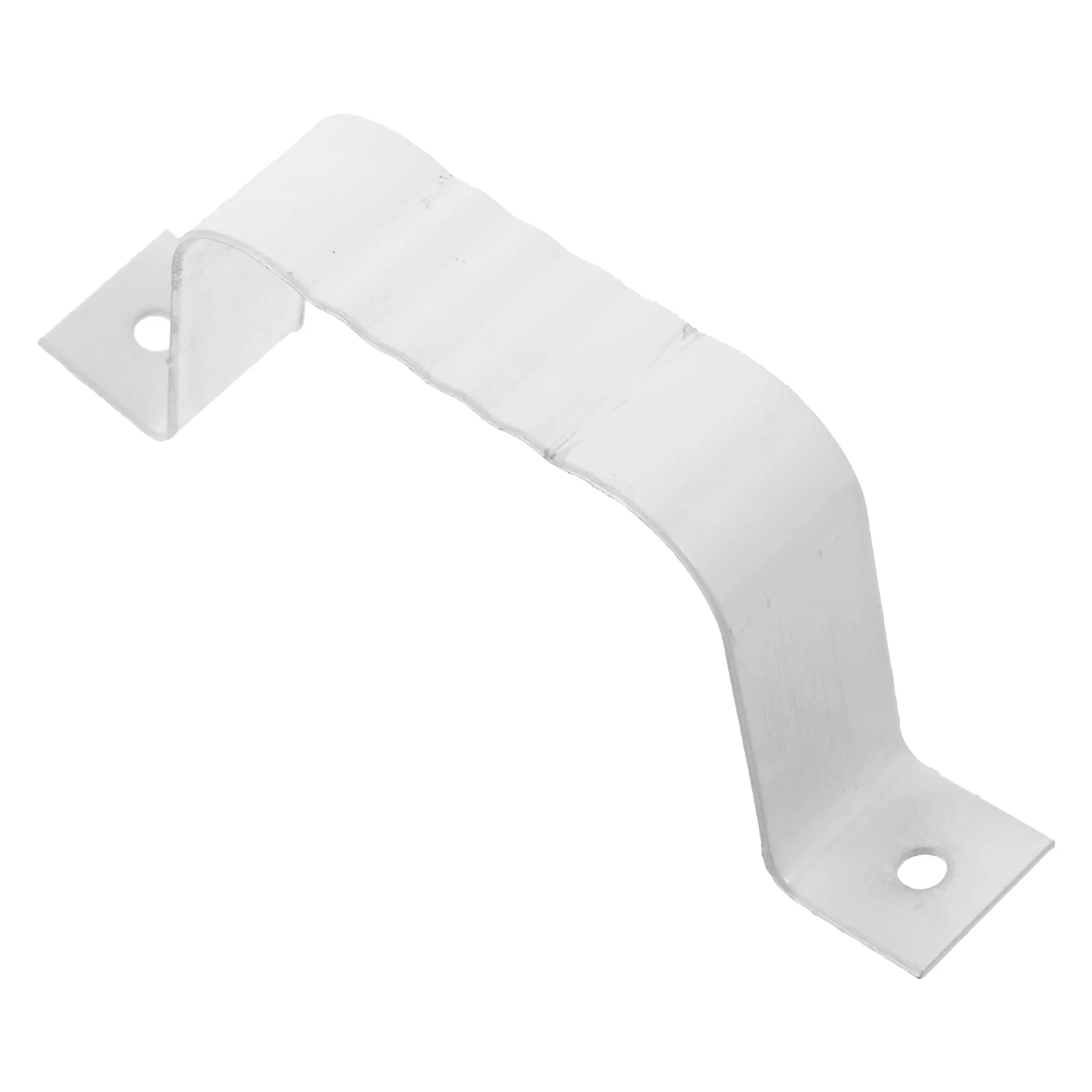 

Funnel Gutter Supply Downspout Adapter Extensions Rain Strap White Aluminum Alloy Bracket