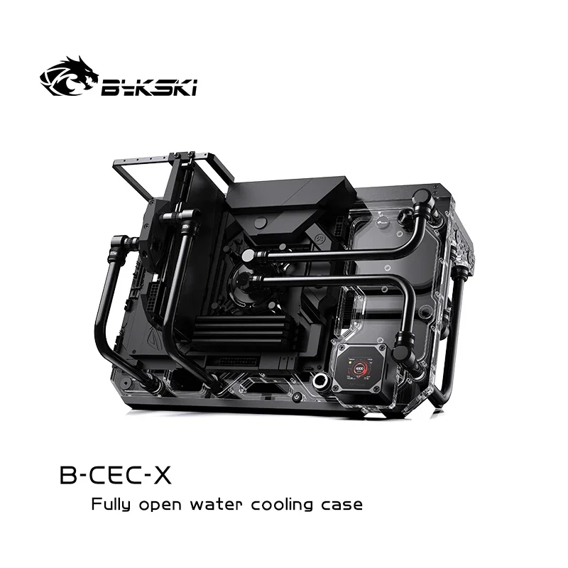 Фото Bykski B-CEC-X Шасси для печатной платы с открытой водой Полностью алюминиевая стойка для шасси Diy Вертикальное и горизонтальное использование №2