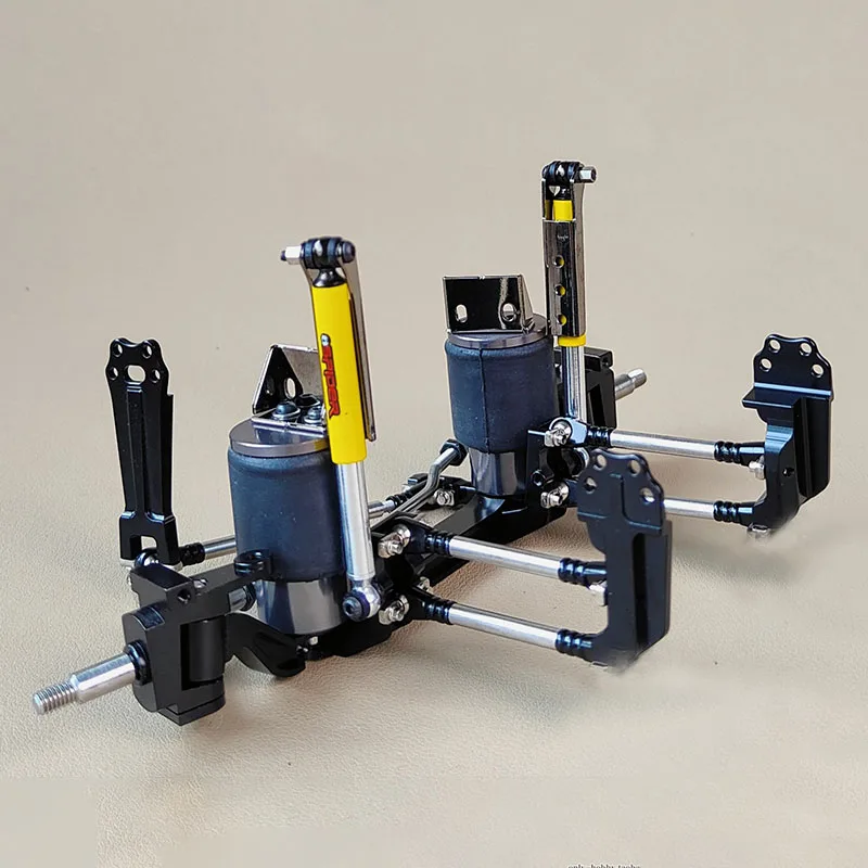 Металлическая Имитация системы пневматической подвески передней оси для 1/14 Tamiya