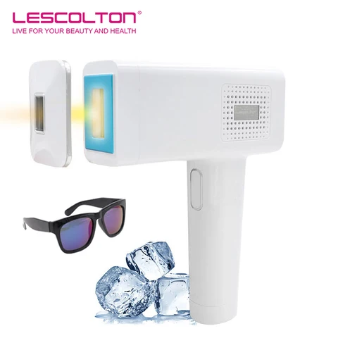 Lescolton новейший 4в1 IPL Удаление волос Cool T012C Оригинал 100% Эпилятор постоянный бикини триммер электрический depilador лазер