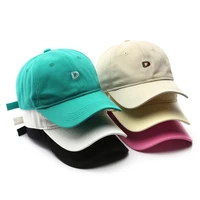 hot cotton baseball cap for women and men fashion letter d snapback hat casual hip hop hats 2022 summer visors caps unisex