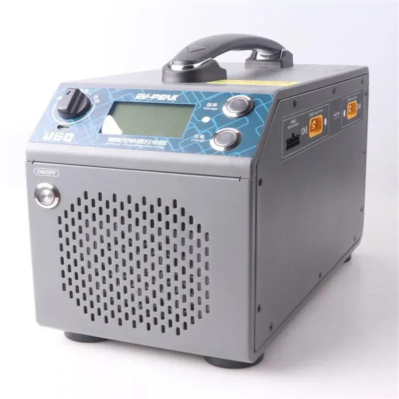 

EV-peak U6Q 50A 2400W 4 channels agriculture drone charger Lithium battery 15 minutes full charger Lipo fast drone charger