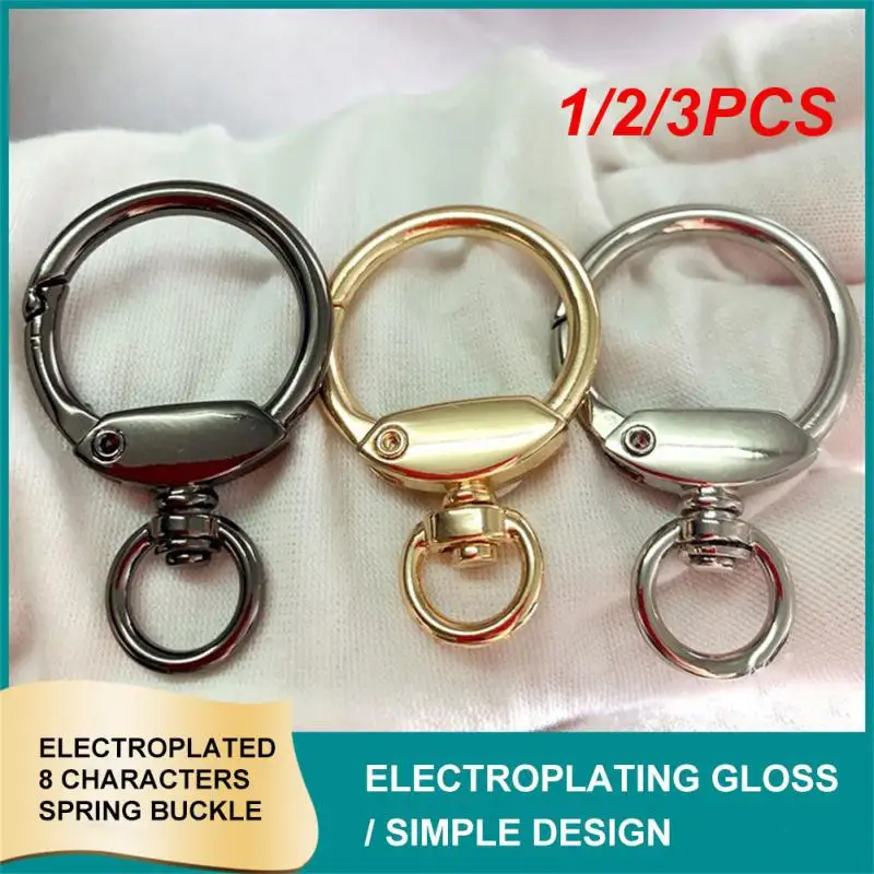 

Декоративные красивые глянцевые украшения «сделай сам», текстура из цинкового сплава, аксессуары для палатки, брелок для ключей, металлическая подвесная Пряжка, 1/2/3 шт.