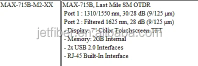 Рисунок 3 - Телефон ODTR MAX-730C & MAX-720C OTDR