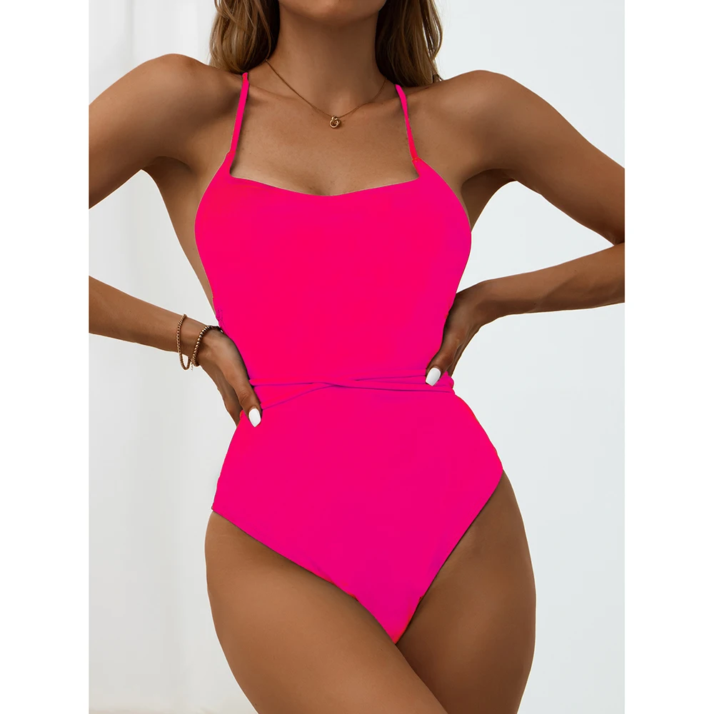 

Сексуальный бандажный купальник, женское бикини, Цельный купальник 2022, женский купальный костюм, женский купальник для пляжа, монокини