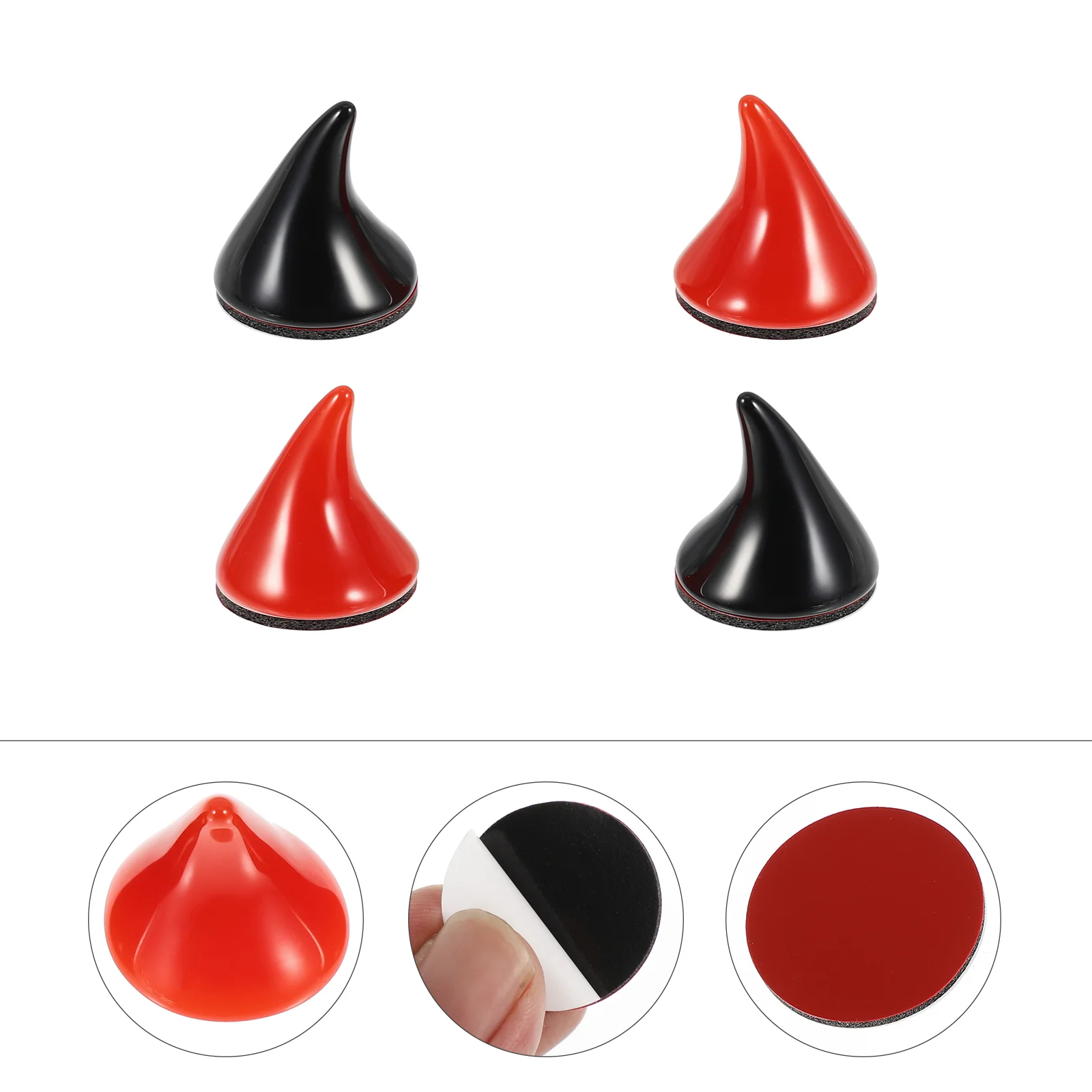 

Horns Car Decors Evil Motorcycle Accessories Bicycles Decorations Moterbike