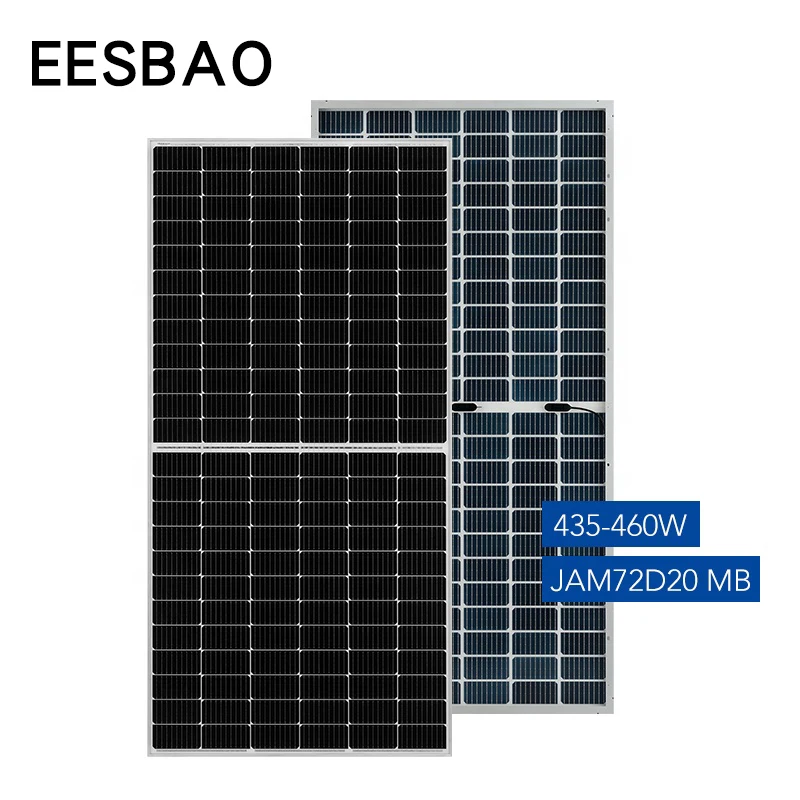

EESBAO 405W jam72d20/mb 435W 440W 460W solar efficient photovoltaic module panel double-sided solar power generation system