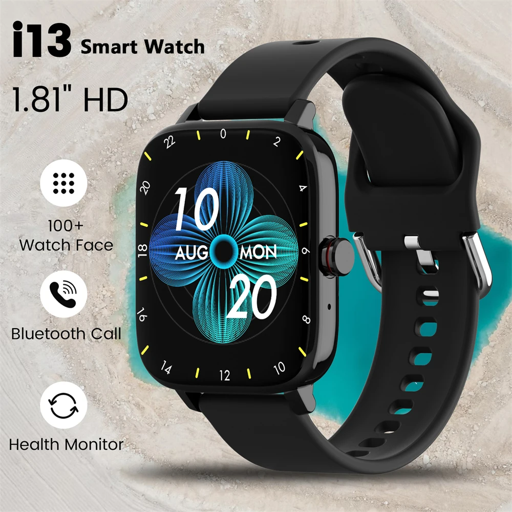

Женские Смарт-часы с сенсорным экраном, водонепроницаемые спортивные Смарт-часы с пульсометром, фитнес-трекером и Bluetooth-вызовом, мужские Смарт-часы для Android и iOS