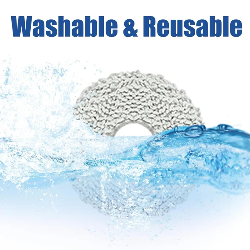 10 шт. подушечки для швабры Roborock Q Revo/Qrevo Maxv/Qrevo Pro/Qrevo S детали пылесоса моющаяся