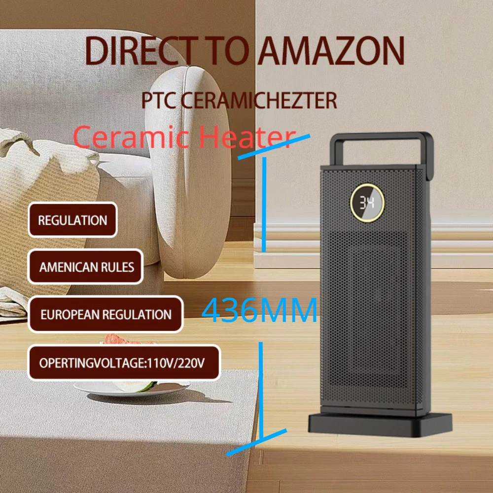 , European, American And Japanese Household Ceramic Ptc Fan 