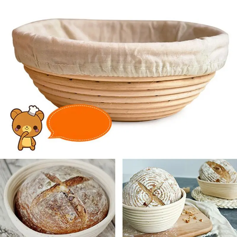 Ткань для расстойки корзины хлеба Banneton тканевая подкладка Brotform из натурального