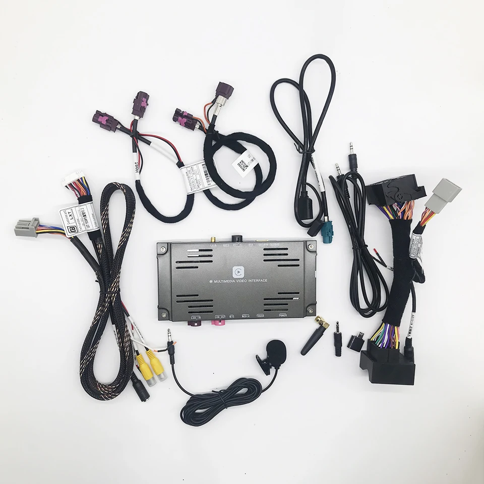 

Wireless Apple CarPlay Car Play Android Auto Mirror iOS14 Reverse Camera For Jaguar XE XJ F-PACE E-PACE F-TYPE