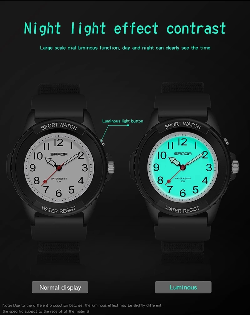 SANDA Fashion Sport men's Watches New Luxury Waterproof Digital Quartz Classic Top Quality WristWatch Relogio Feminino 6018