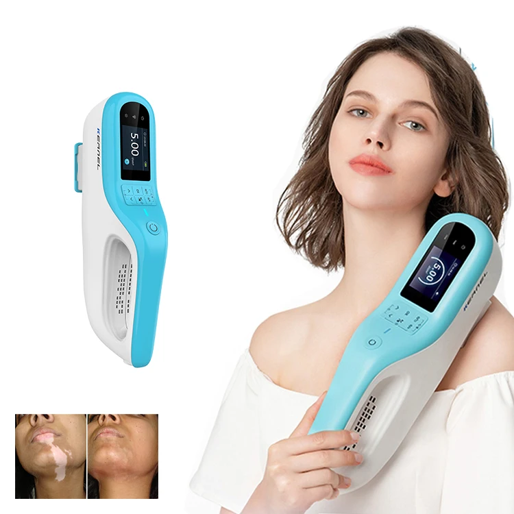 

2022 new design kernel portable excimer therapy laser therapy device 308nm excimer phototherapy for vitiligo