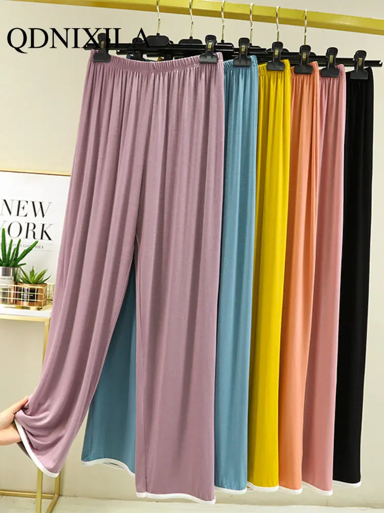 

New In Spring Summer Modal Casual Loose Trousers Women's Pants Female Clothing Cargo Pants Korean Fashion Women Clothing Jeans