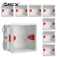 qncx 86 type electrical adjustable mounting box cassette switch socket junction box concealed concealed internal mounting box