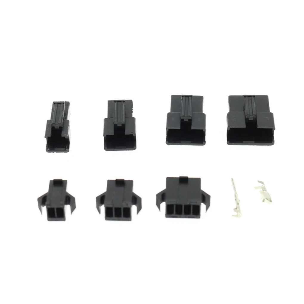 

200 шт./набор, Профессиональные сменные клеммы SM Connector 2/3/4/5 Pin