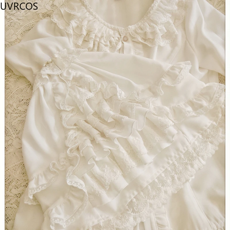 Женская винтажная рубашка в викторианском стиле