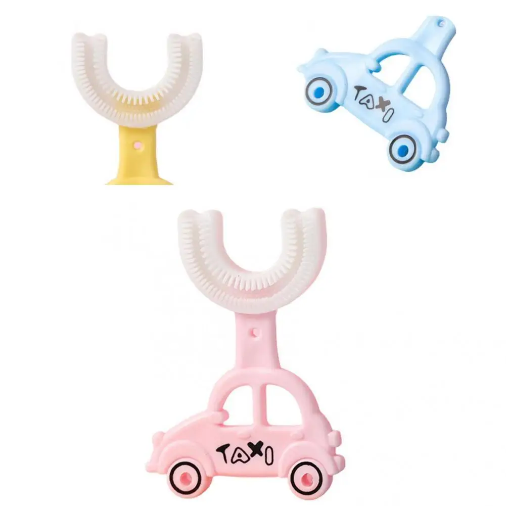

Kids Toothbrush Good U-shaped Toddler Whitening Cleaning Toothbrush Food Grade Labor-saving Toddler Toothbrush