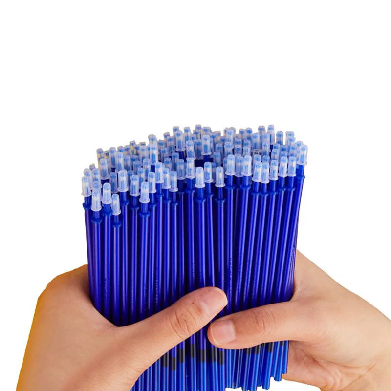 

0.5mm 100pcs/set Gel Pen Refill Office Signature Rods Blue Black Ink Office School Stationery Writing Supplies Handles Needle