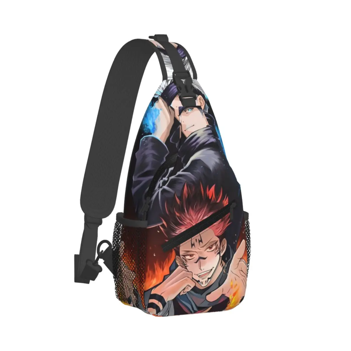 Сумка-слинг через плечо Sukuna Dan Gojo Satoru juютсу Kaisen нагрудная сумка с принтом рюкзак