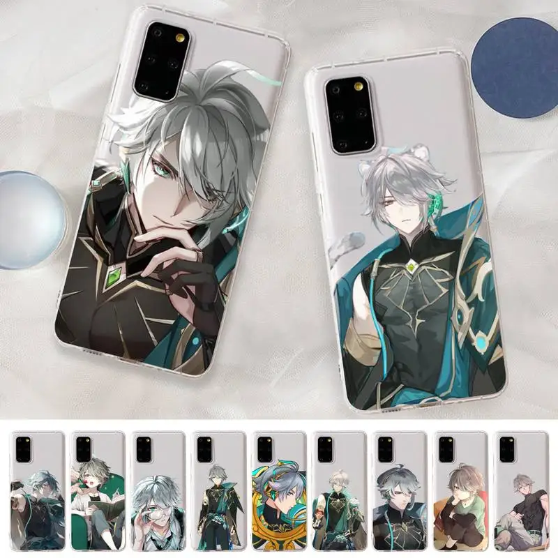 Чехол для телефона Genshin Imapct alhaiтэм для Samsung A12 21 30 31 51 52 70 71 Для Redmi8 9 10 для Honor10 70 50, прозрачный чехол