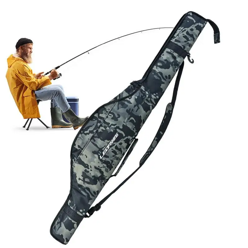 

Сумка для хранения удочки, длинная сумка на одно плечо для морской удочки, многофункциональная дорожная сумка для рыболовных снастей, универсальная нейлоновая сумка для рыбалки