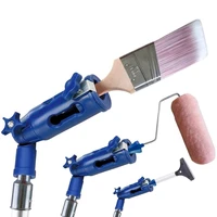 paint brush extender paint roller extension pole clamping tool telescopic rod paint handle tool for painting the ceiling