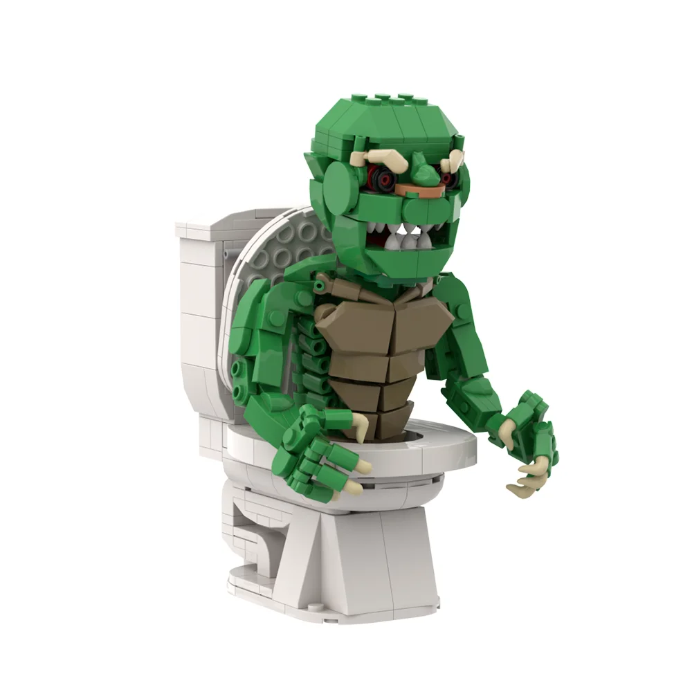 Gobrick MOC фильмы ужасов Ghoulies унитаз монстр блоки для мужчин игрушки подарок
