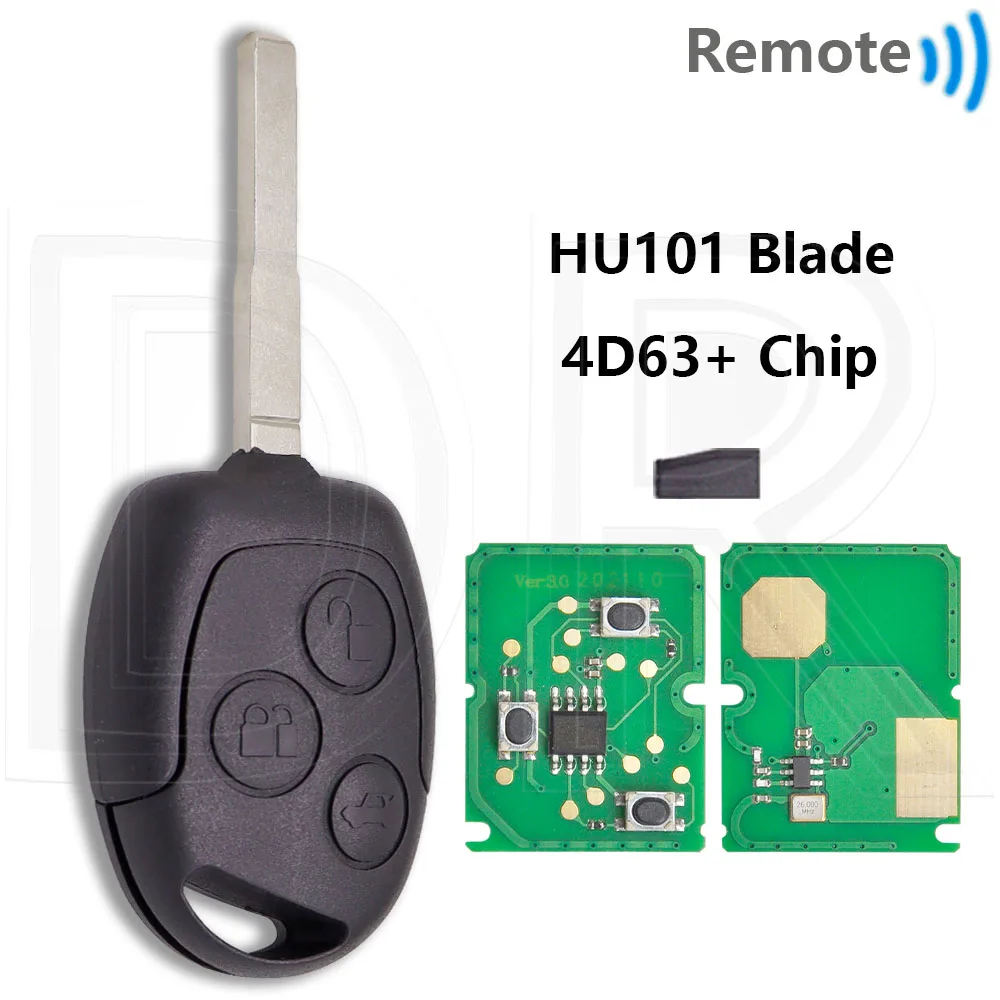 

DR 4D60/4D63 + 315/433 МГц Сменный автомобильный дистанционный ключ для Mondeo Galaxy Ford Focus Transit Fusion MK3 Fiesta