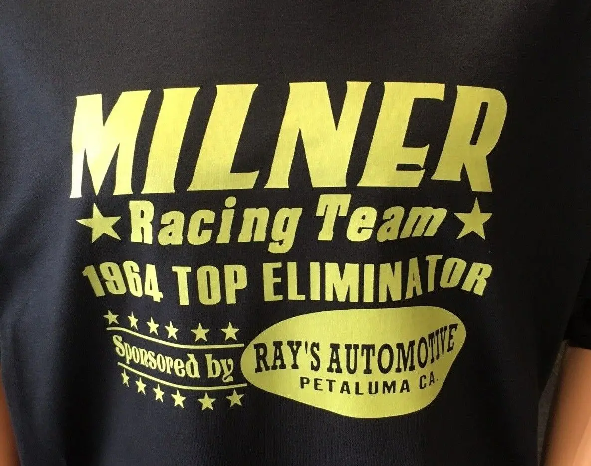 MILNER RACING 1964 TOP ELIMINATOR футболка DRAG MORE AMERICAN граффити