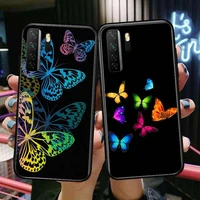 butterflies in the sky black soft cover the pooh for huawei nova 8 7 6 se 5t 7i 5i 5z 5 4 4e 3 3i 3e 2i pro phone case cases