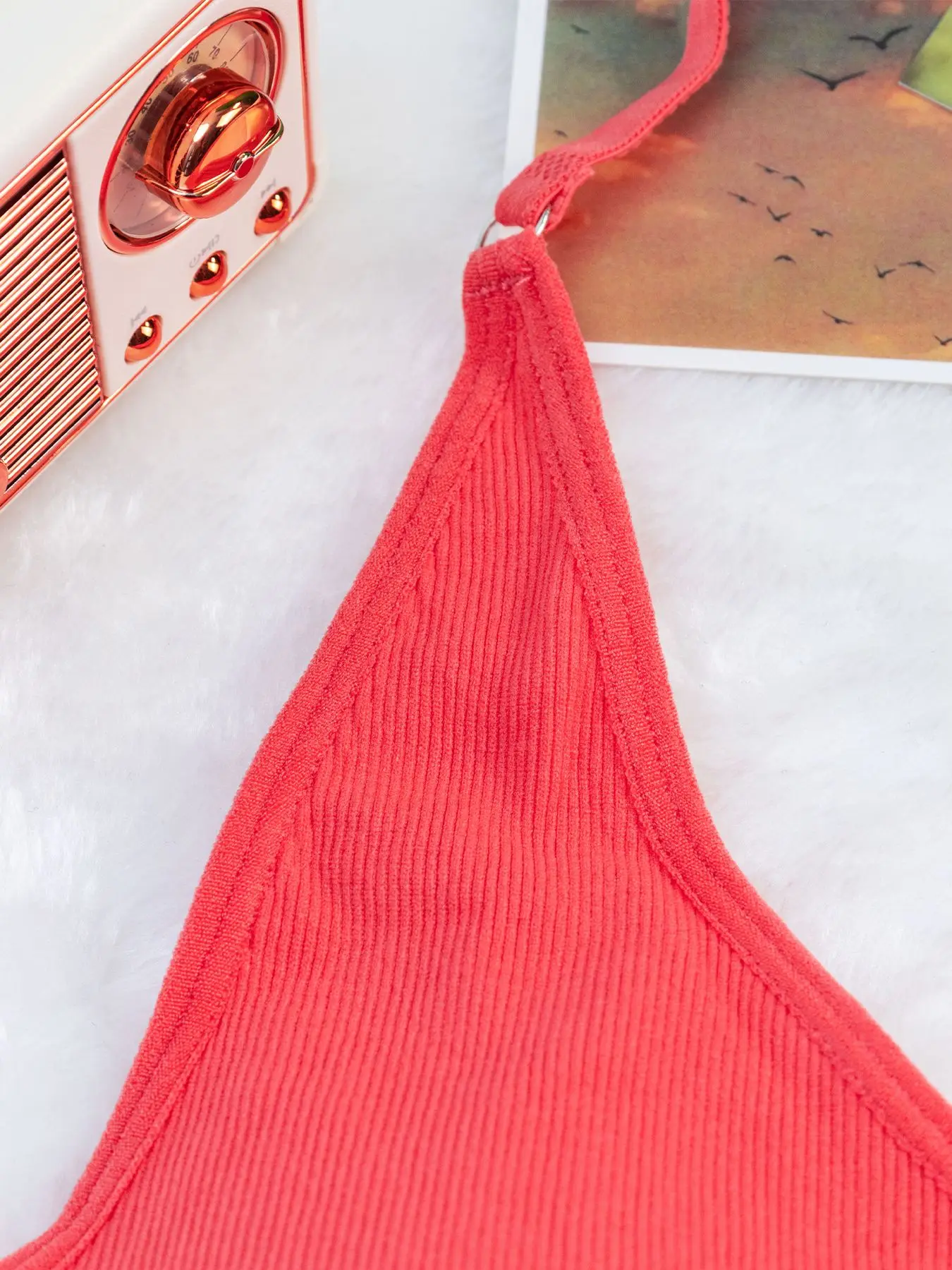 Biustonosz sportowy Bielizna wisząca na szyi Bezszwowa joga Oddychająca Stylowa Wygodna Wysoka Rozciągliwość @ D51