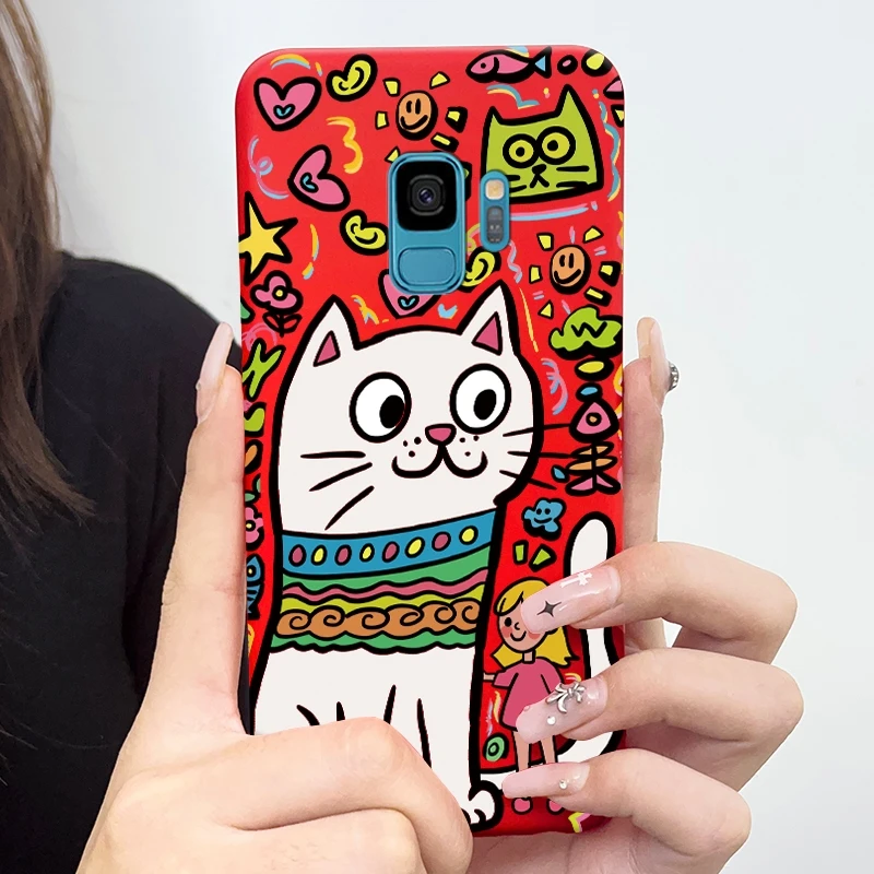 Чехлы для телефонов Samsung S9 G960 Мягкий силиконовый чехол из ТПУ Galaxy + Plus G965 Новый