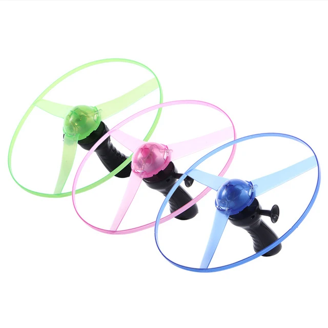 Led Light Entertaining Flywheel Toy Kids Fun Hand Pull Toy Gift Luminous Colorful Flashing Rope Children Novelty Entertainment 3