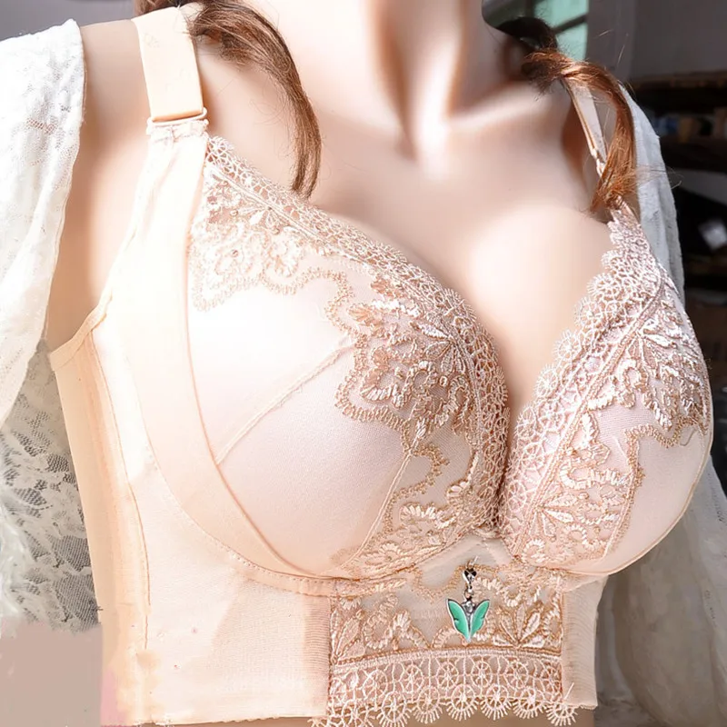 Push Up Bra Sexy Bra Lace Bras for Women  Wire Free Womens Lingerie Plus Size Fashion Top Women Thin Cup Bra Women's Underwear