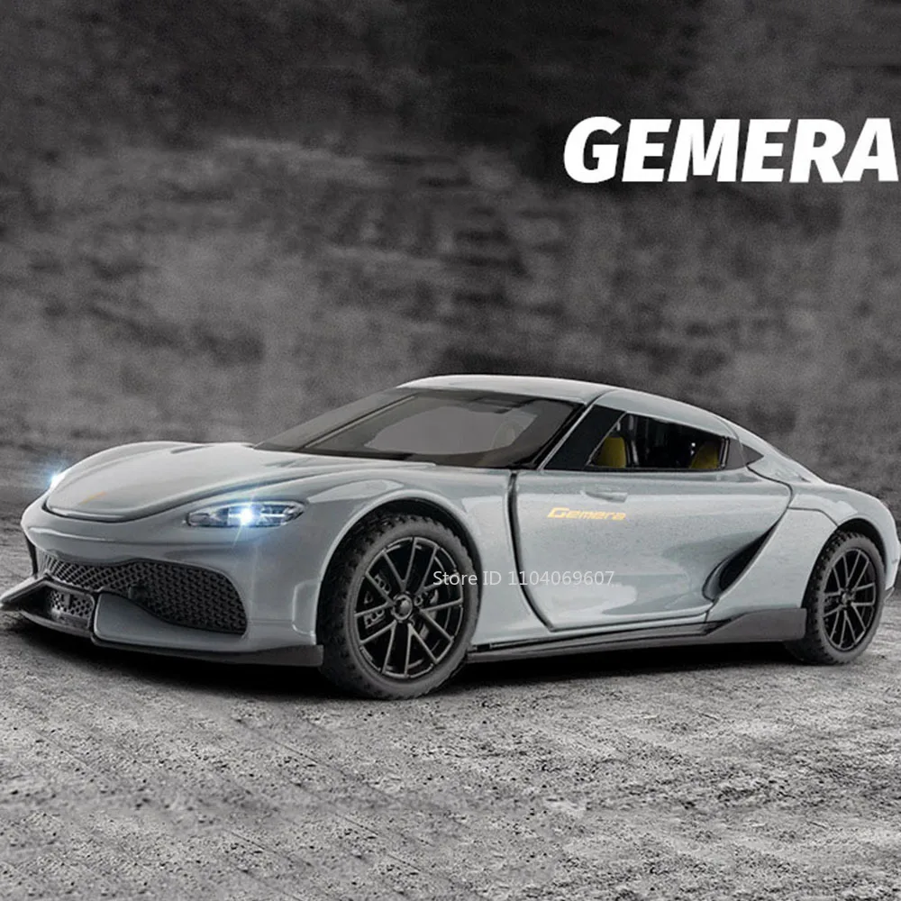 KNSG Gemera Масштаб 1:32 Литая Под Давлением Модель Автомобиля Игрушечный Спортивный