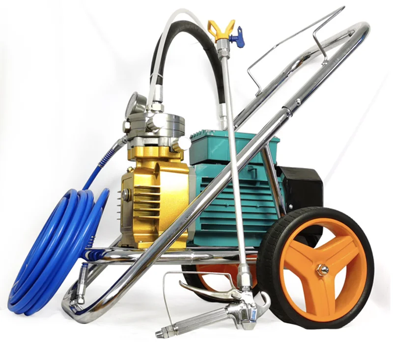 

latex indoor wall paint spraying paint steel structure spray gun High pressure electric airless smart paint spraying machine