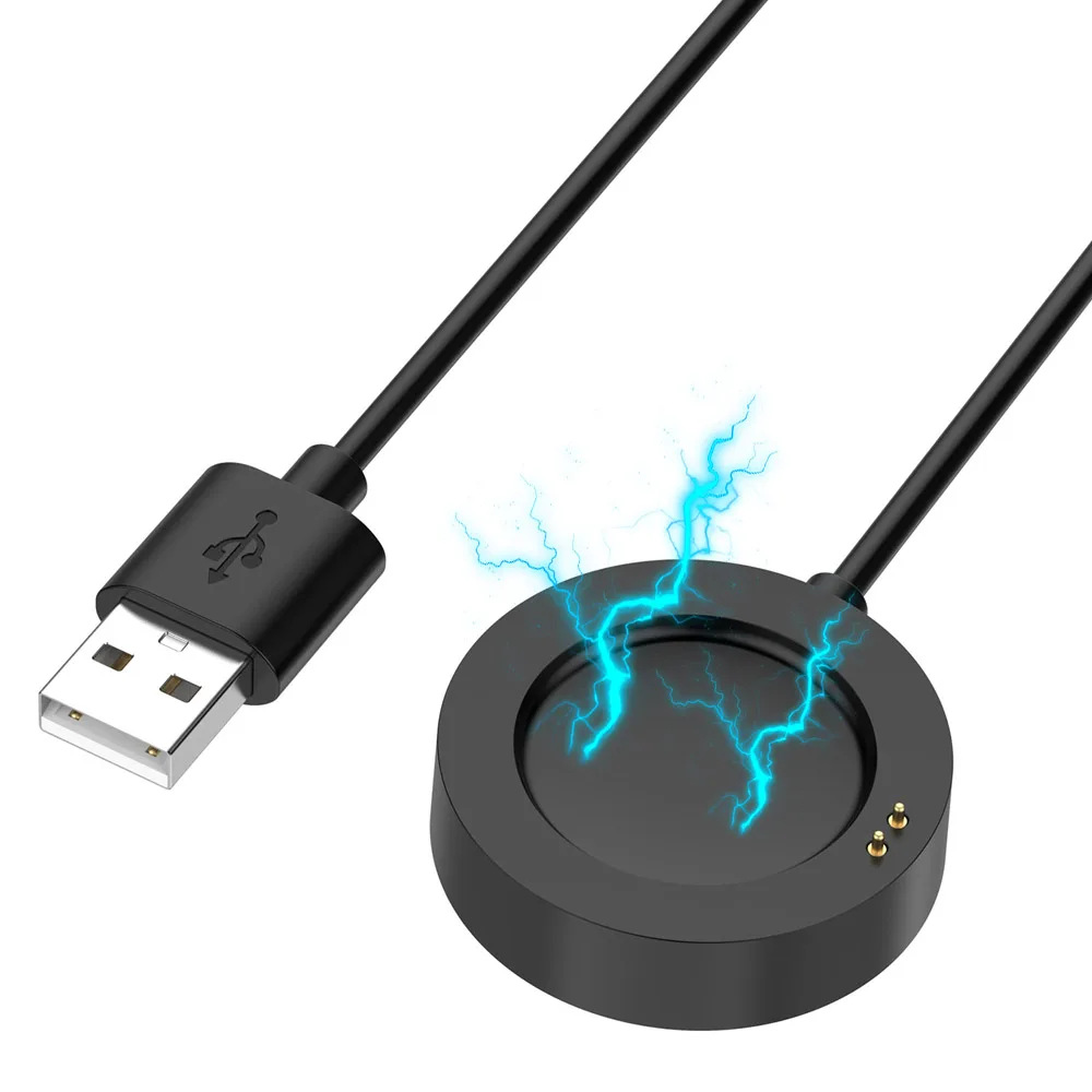 

USB Charging Cradle for Xiaomi Mi Watch S2 42mm/46mm Active Watch Replacement Magnetic USB Charger Dock Black/White