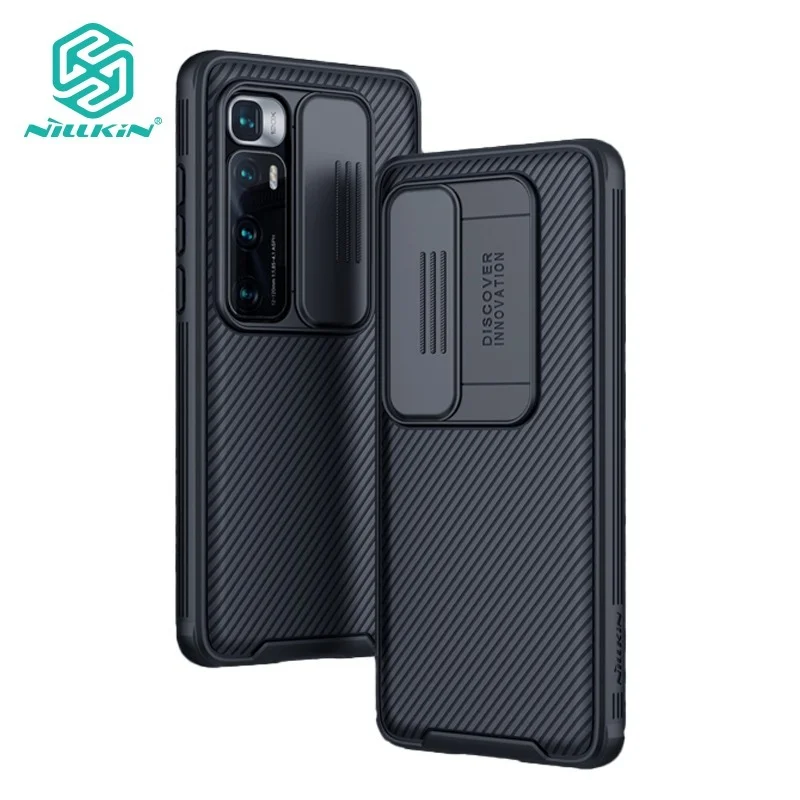 

NILLKIN Camshield Pro Case For Xiaomi Mi 10 Ultra PC Luxury Shockproof Back Cover With Camera Slide Privacy Protection Casing