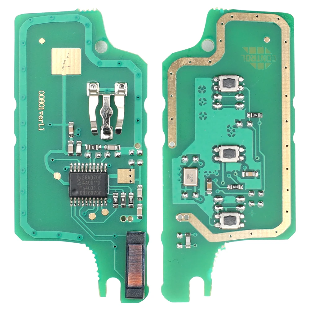 Автомобильный ключ Dahai для Peugeot Partne 107 207 307 307S 308 407 607 Citroen C2 C3 C4 C5 C6 433 МГц ASK FSK 0536 HU83/VA2