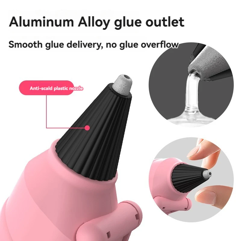 20 Вт мини перезаряжаемый тип беспроводной термоклеевой пистолет бытовые