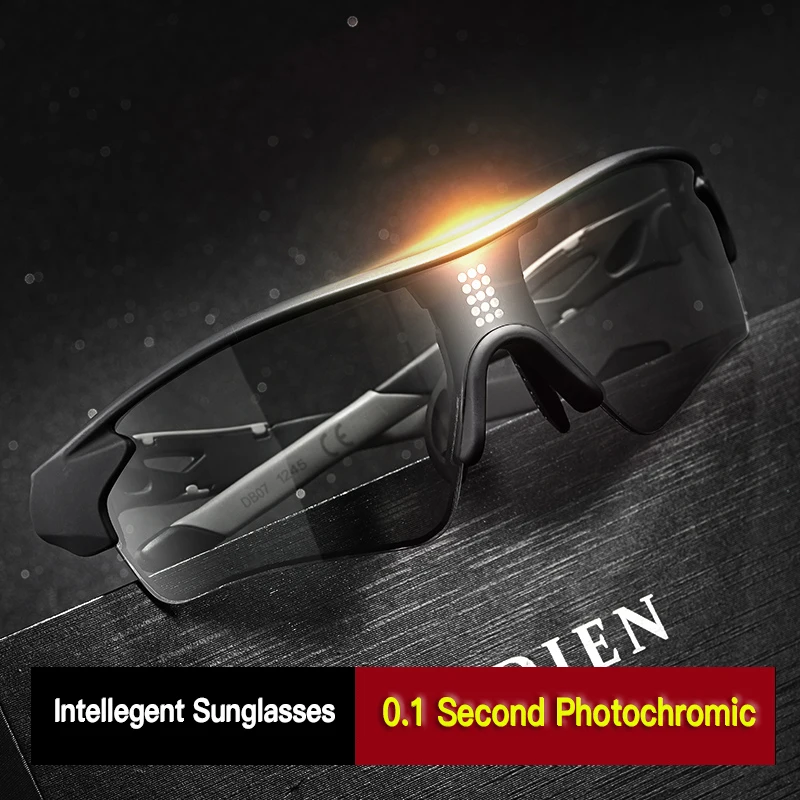 

Smart Photochromic Sunglasses Polarized Driving Anti-Glare Transition Eyewear Men Chameleon UV400 Shades Change Colour Glasses
