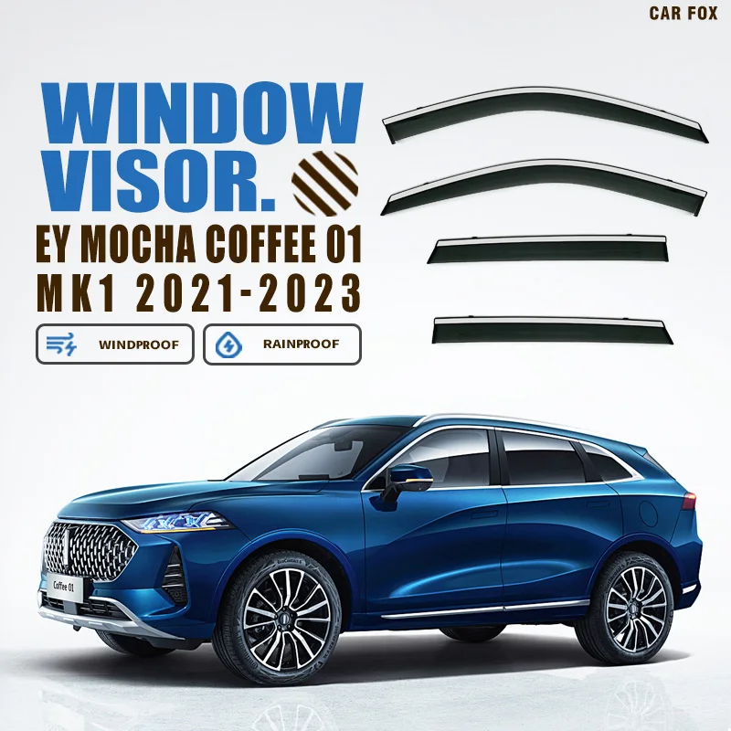 

Козырёк для окон Wey Mocha Coffee 01 MK1 2021-2023, пластиковый