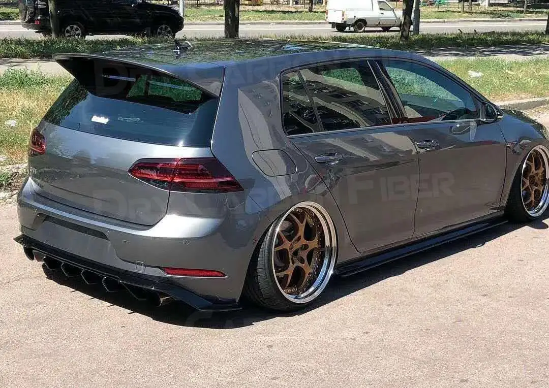 Задний бампер из углеродного волокна подходит для VW Golf 7.5 MK7.5 Standard и GTI 2017 2018 2019