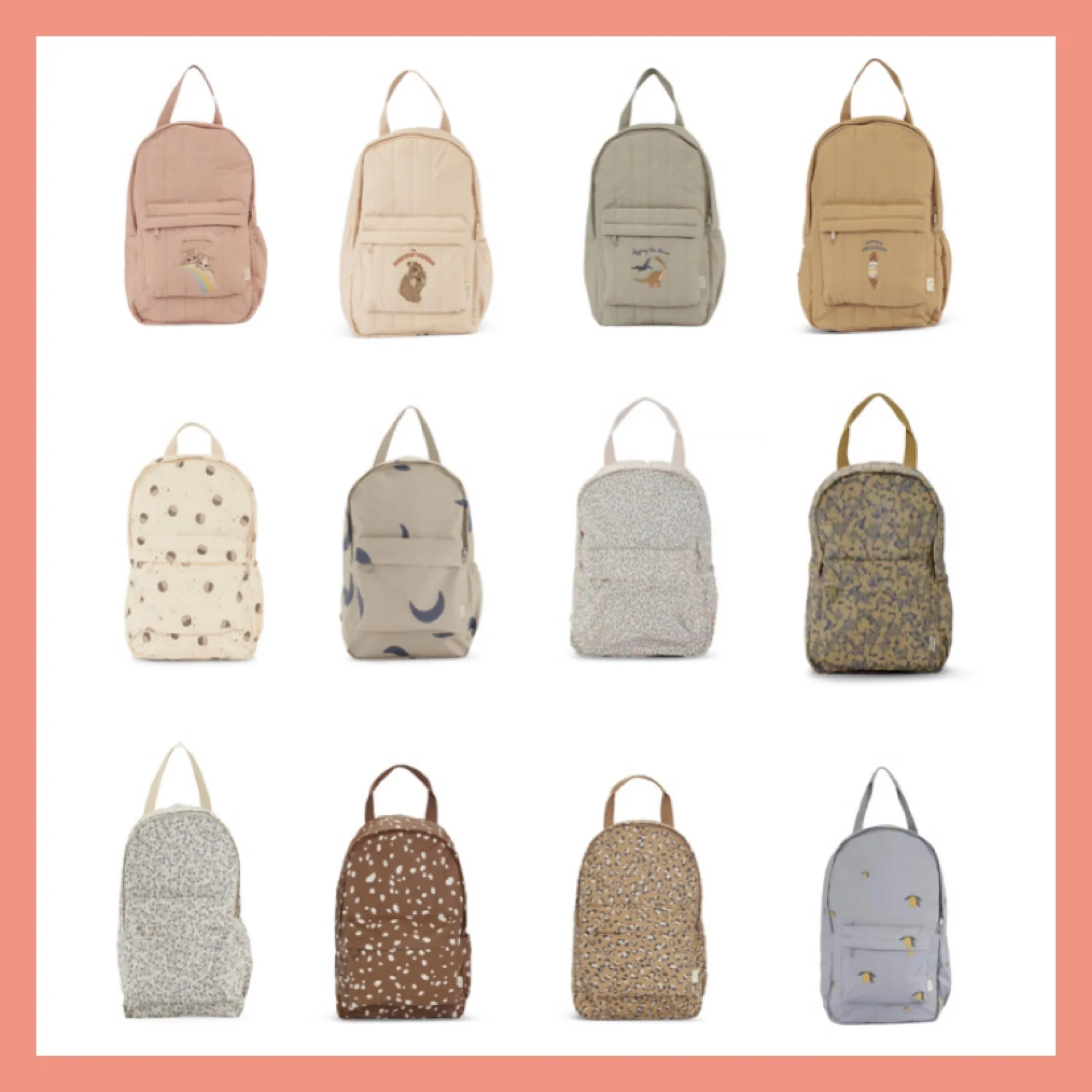 

2022ks series of the same kindergarten schoolbag children's holiday backpack mommy bag