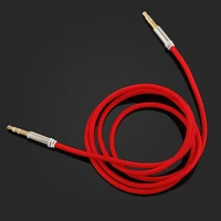 3 5mm 1m male to male car aux auxiliary cord knit stereo audio cable for mobile phone adapters for samsung iphone xiaomi